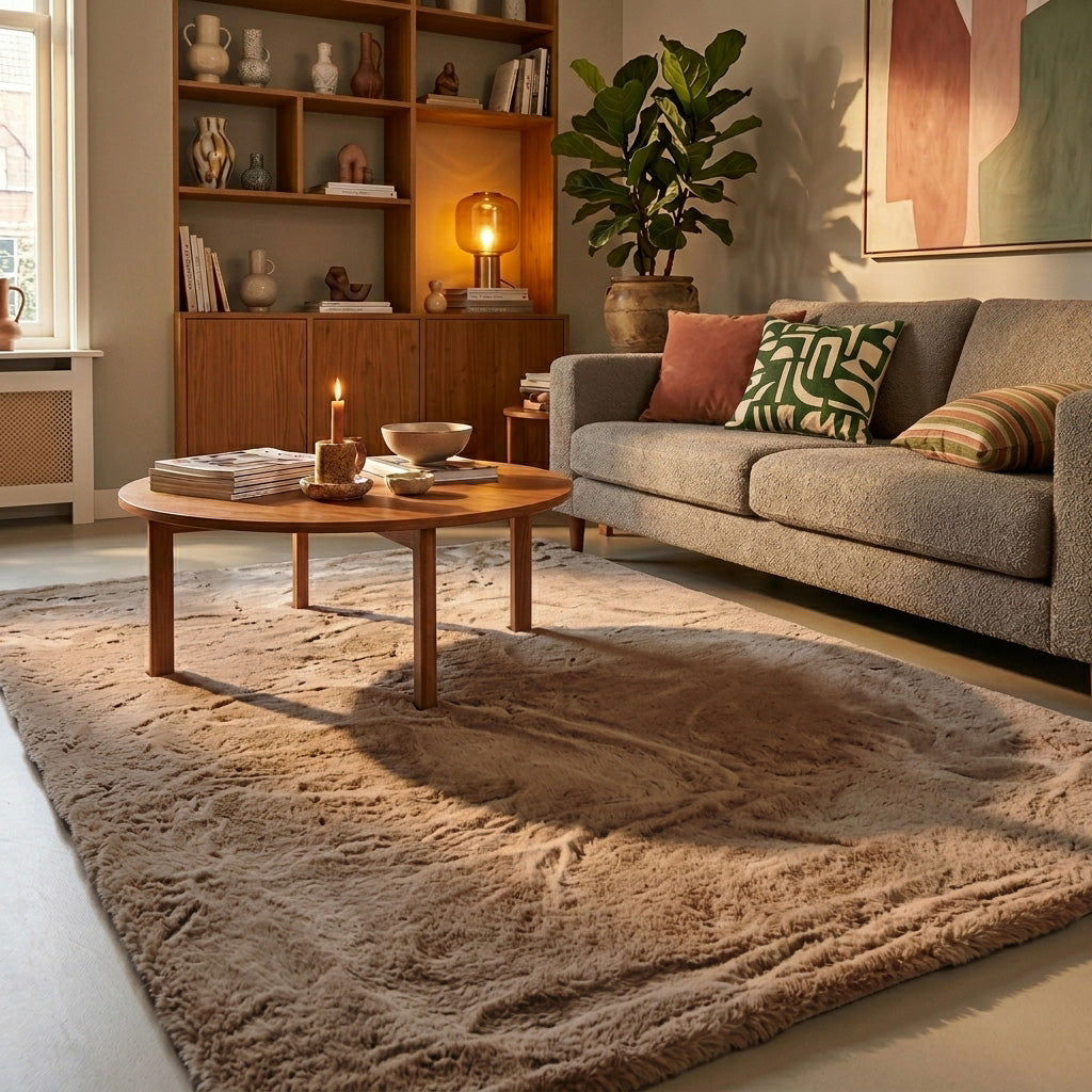 Soft High Pile Rug - Comfy Supreme Taupe