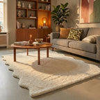 Soft High Pile Rug - Comfy Supreme Wavy Cream