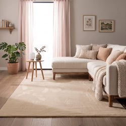 Flauschiger Teppich - Cozy Beige