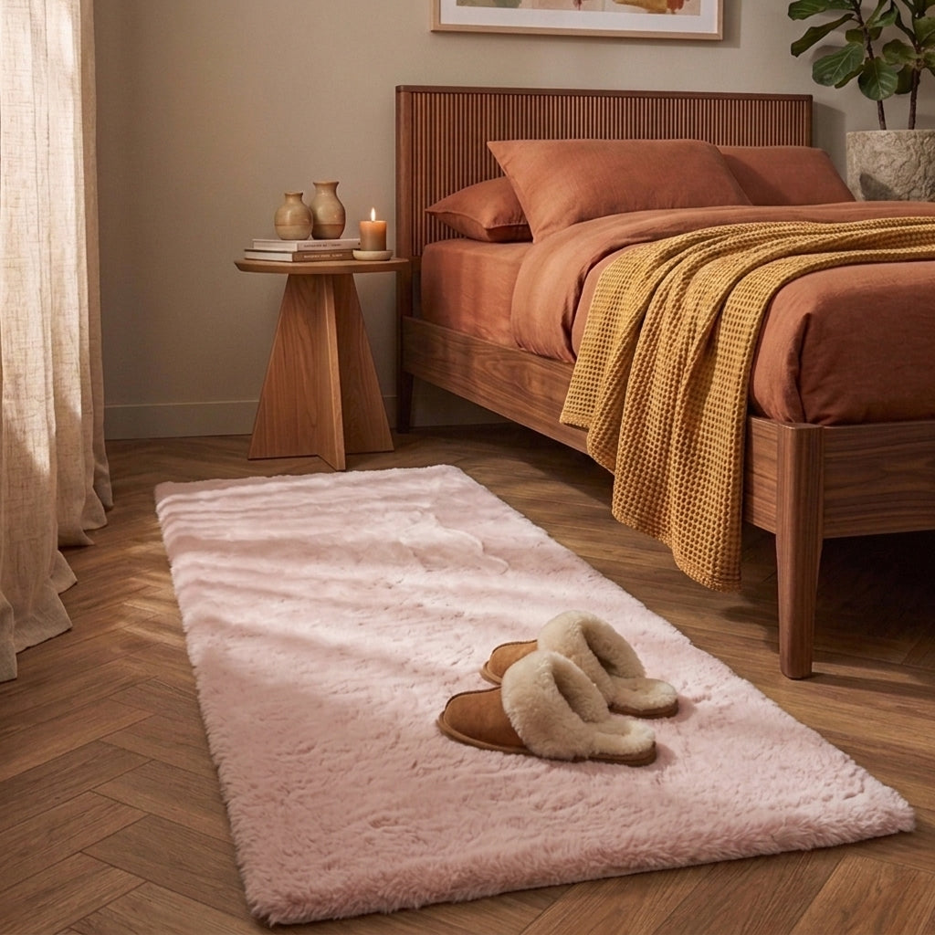 Soft High Pile Runner - Comfy Supreme Pink