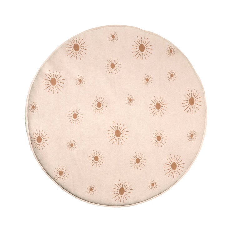 Krabbeldecke Rund - Luna Sun Beige - product