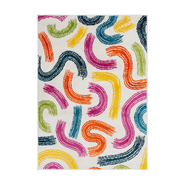 Bunter Kinderteppich - Radiso Doodle Multicolor - product