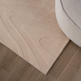 Teppich Wohnzimmer - Charm Shapes Beige - product