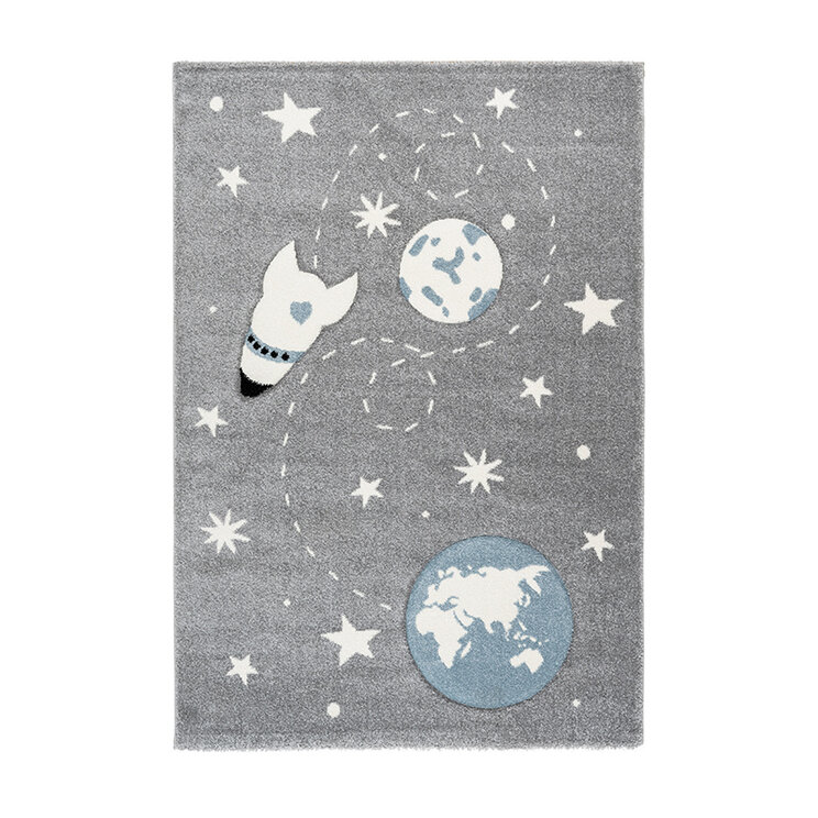 Kinderzimmer Teppich - Atlantic Galaxy Silber - product