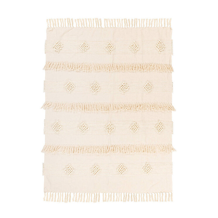 Boho Decke - Basai 125 Creme - product