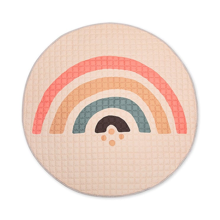 Spielteppich Baby Rund - Noa Regenbogen Bunt - product