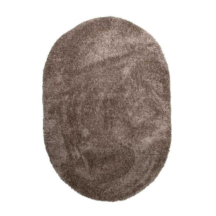 Shaggy Teppich Oval - Blaze Taupe - product