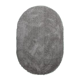 Shaggy Teppich Oval - Blaze Grau - product