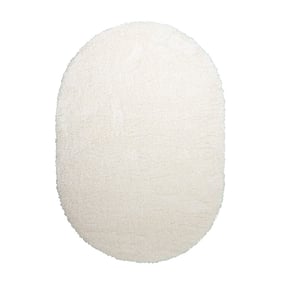 Shaggy Teppich Oval - Blaze Weiß - product