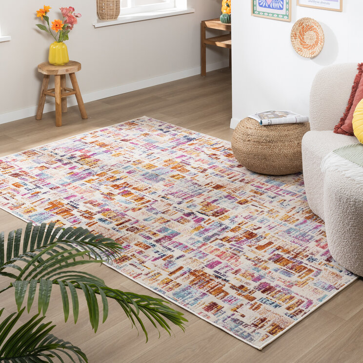 Boho Teppich - Joya Tiles Bunt