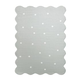 Teppich Kinderzimmer - Cloudy Dots Minze - product