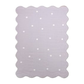 Teppich Kinderzimmer - Cloudy Dots Lila - product