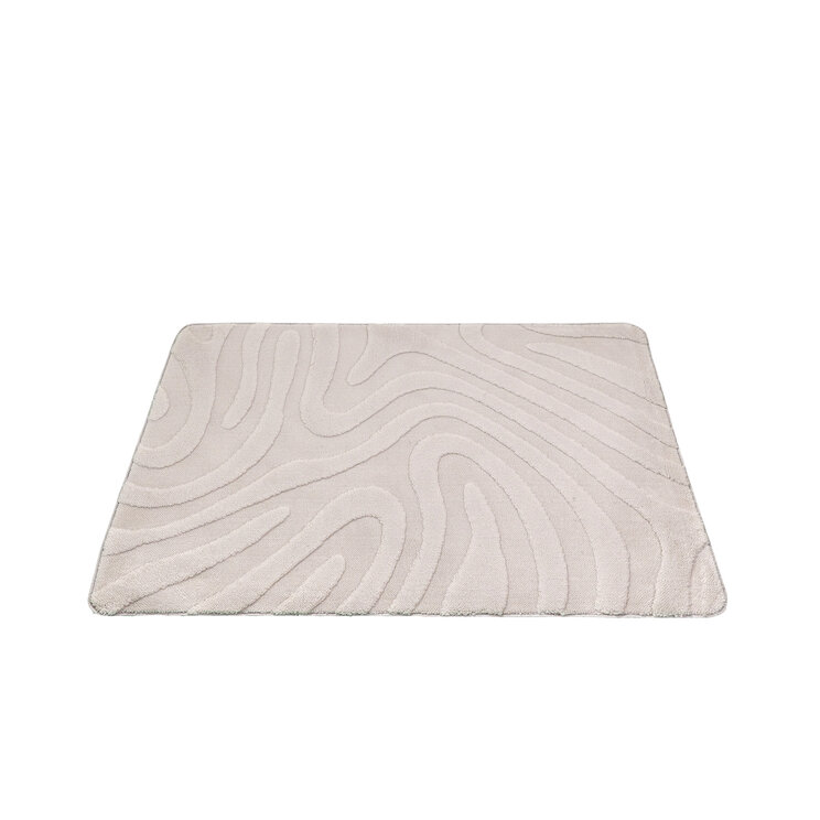 Badteppich - Cassie Shapes Taupe - product