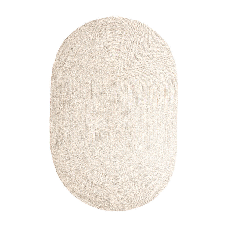 In- & Outdoor Jute Teppich Oval - Bali Beige - product