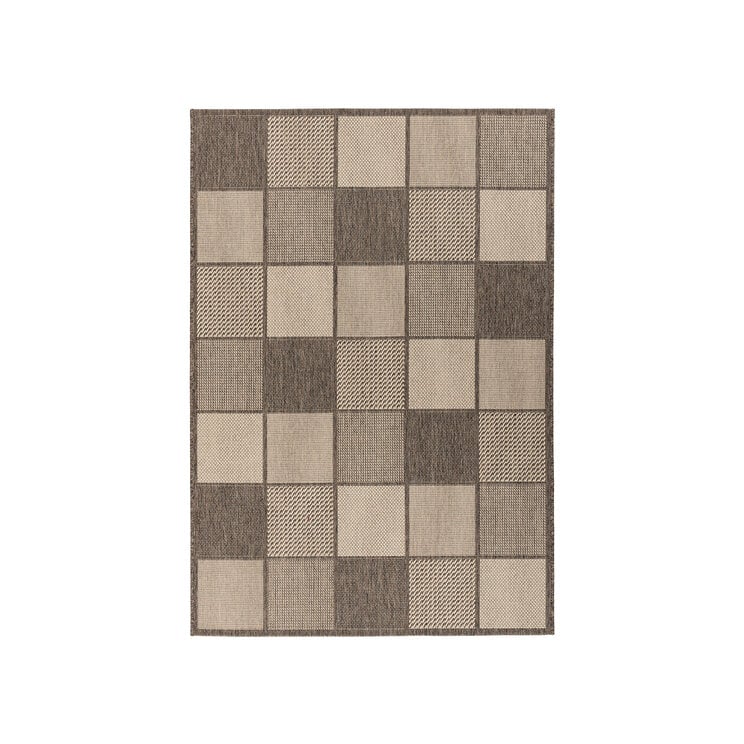 In- & Outdoor Teppich - Swash Tiles 400 Braun Creme - product