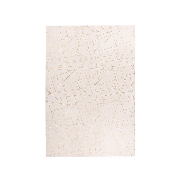 Geometrischer Teppich - Botticino 125 Creme Gold - product