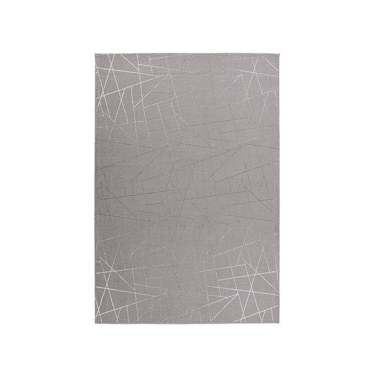 Geometrischer Teppich - Botticino 125 Taupe Silber - product