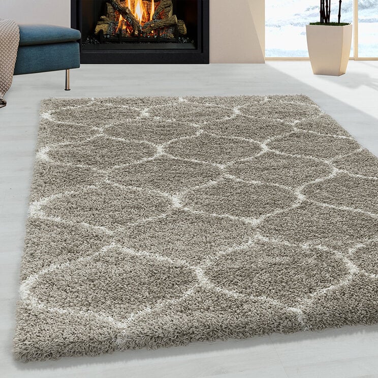 Berberteppich - Agadir Circle Beige Creme