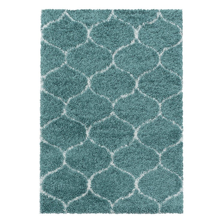 Berberteppich - Agadir Circle Blau Creme - product