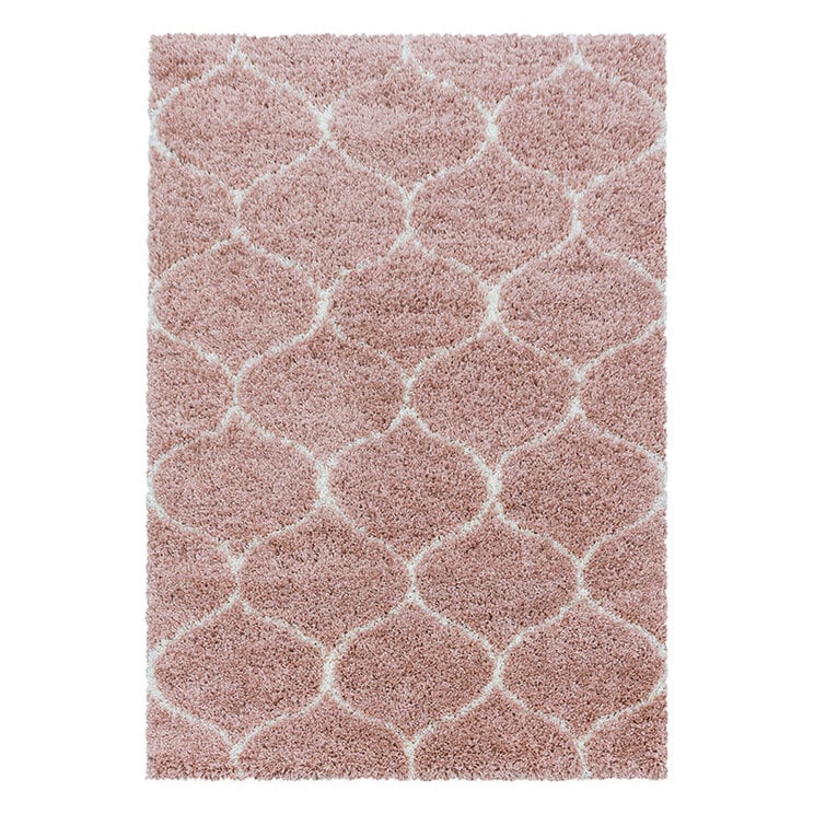 Berberteppich - Agadir Circle Rosa Creme - product