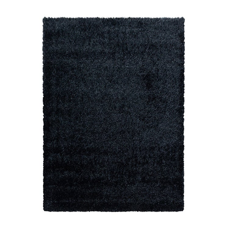 Hochflor Teppich - Blushy Schwarz Meliert - product