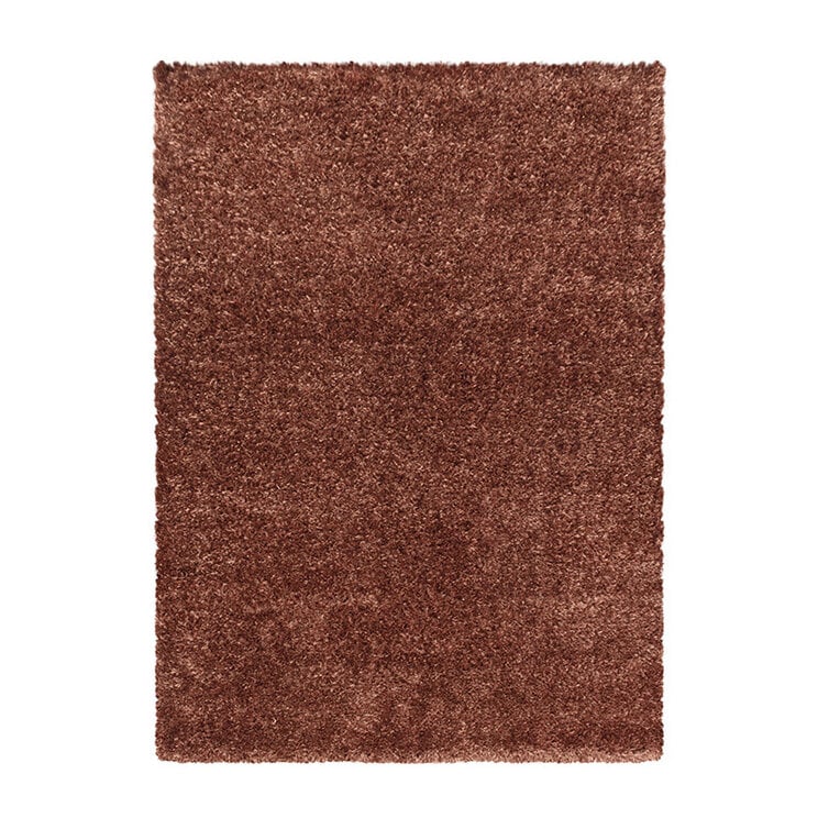 Hochflor Teppich - Blushy Terracotta Braun - product