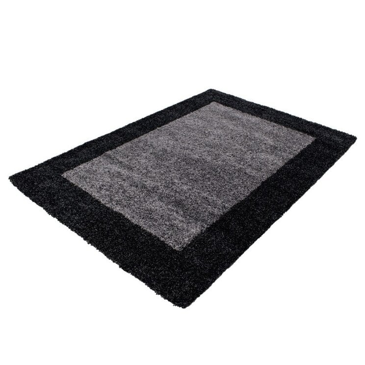 Hochflor Teppich - Edge Schwarz - product