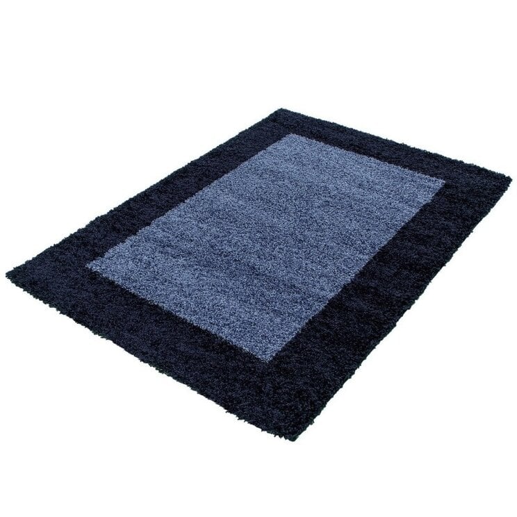 Hochflor Teppich - Edge Blau - product