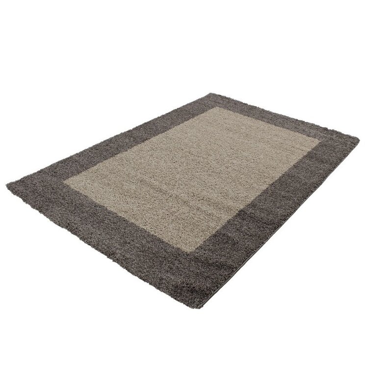 Hochflor Teppich - Edge Taupe - product