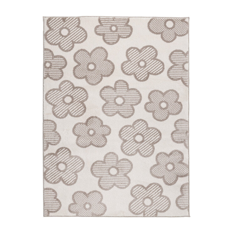 Teppich Kinderzimmer - Bowie Blume Creme - product