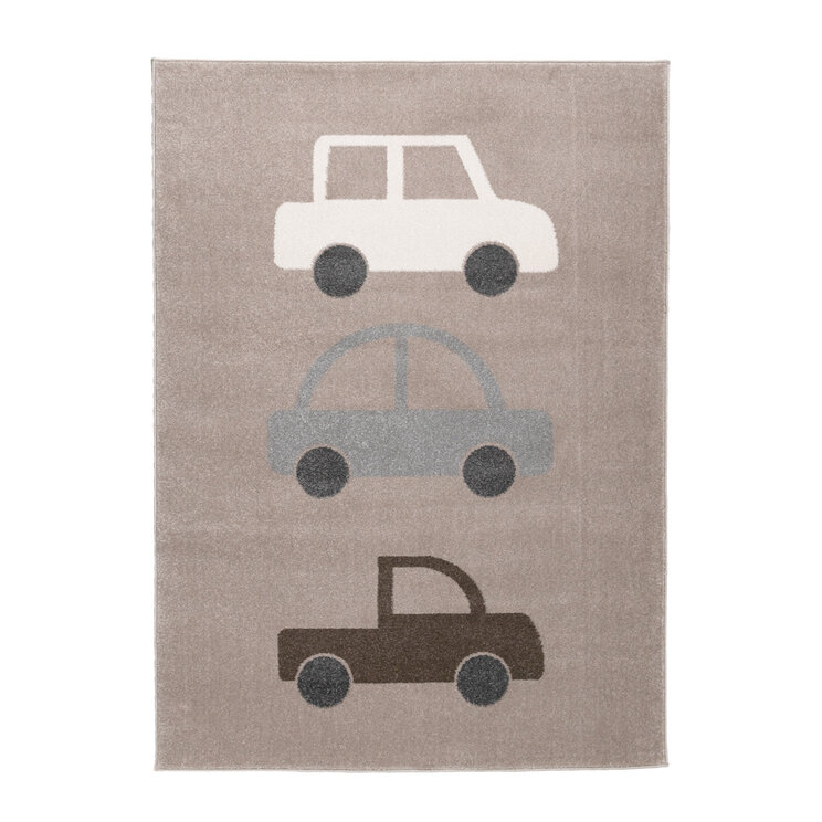 Teppich Kinderzimmer - Bowie Auto Taupe - product