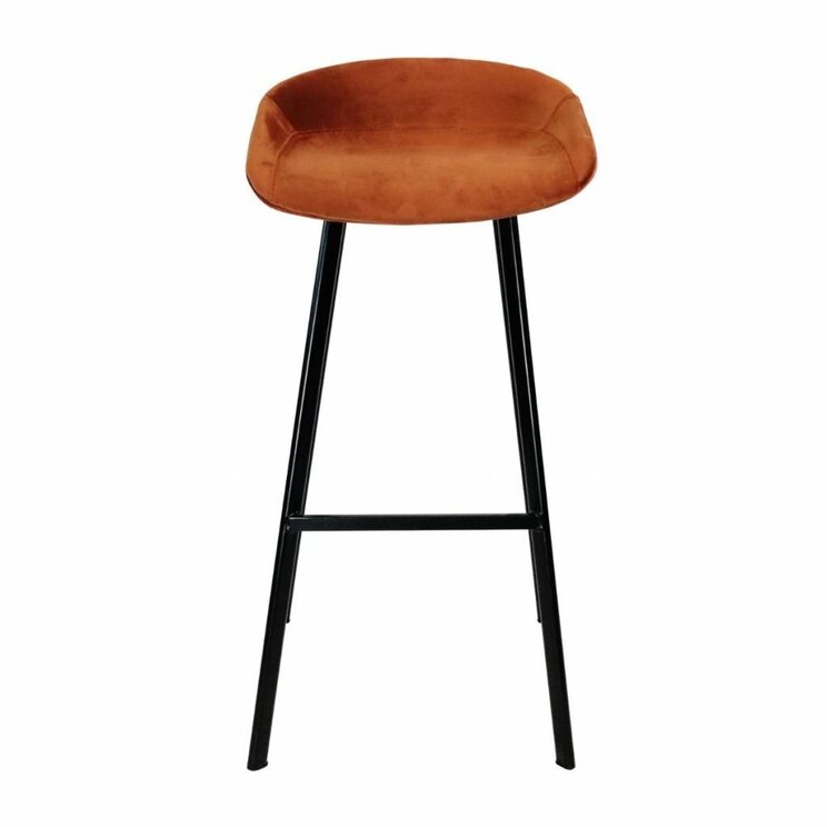 Barhocker Samt - Orange - product