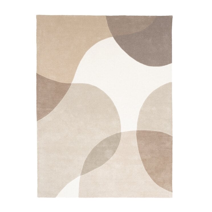 Wollteppich Abstrakt - Clarice Creme Beige - product