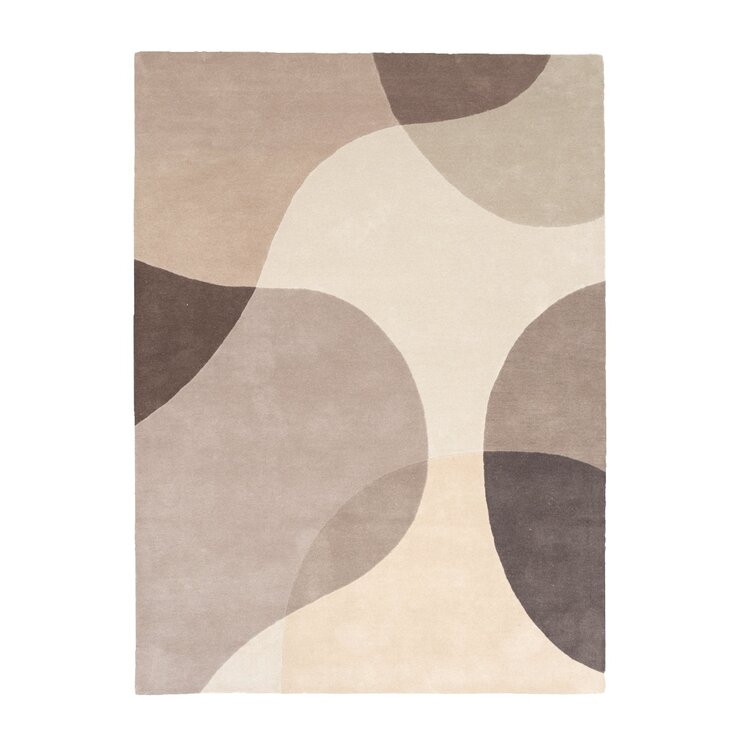 Wollteppich Abstrakt - Clarice Braun Beige - product