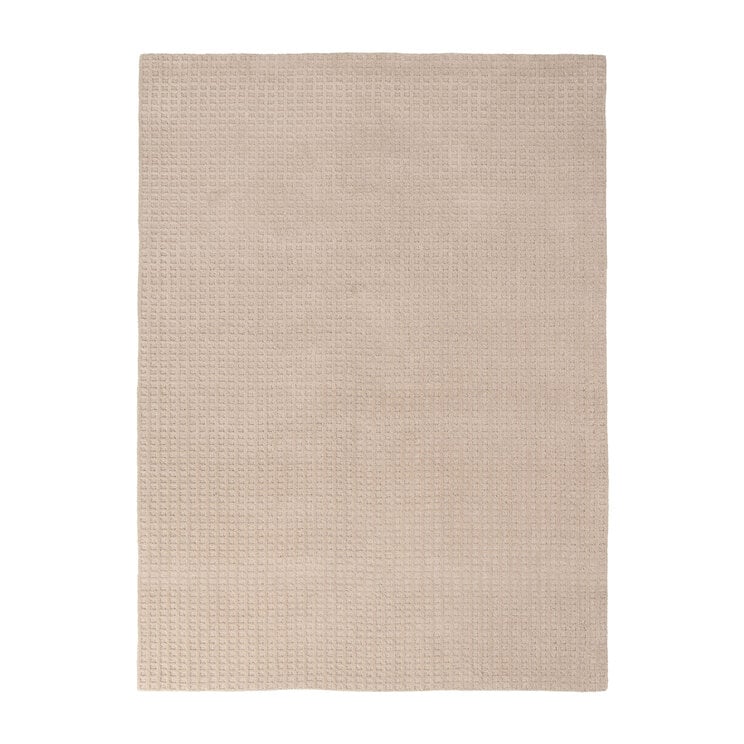 Handwebteppichs - Candice Grid Beige - product