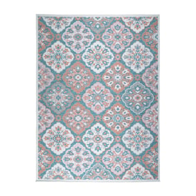 Outdoor Teppich Boho - Vedra Tile Blau - product