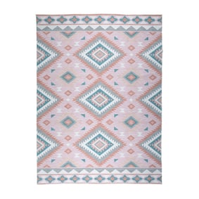 Outdoor Teppich Boho - Vedra Aztec Rosa - product