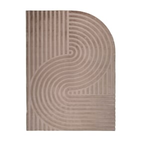 Teppich Organisch - Flowy Wavy Taupe - product