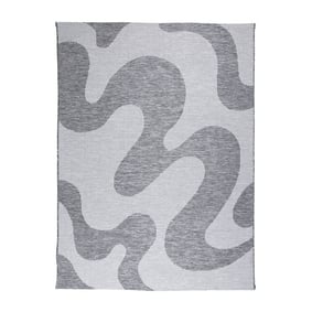 In- & Outdoor Teppich - Summer Swirl Grau - product