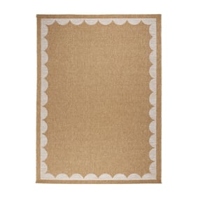 In- & Outdoor Jute Teppich- Daisy Border Weiß - product