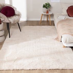 Hochflor Teppich Waschbar - Ziggy Creme