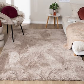 Hochflor Teppich Waschbar - Ziggy Beige