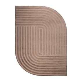 Teppich Organisch - Flowy Lines Taupe - product