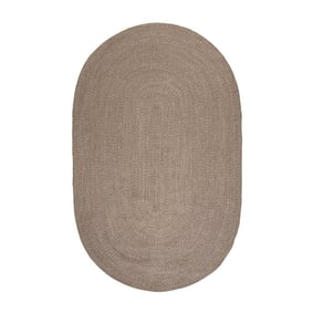 In- & Outdoor Jute Teppich Oval - Bali Braun - product