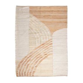 Jute Teppich - Raya Abstract Beige - product