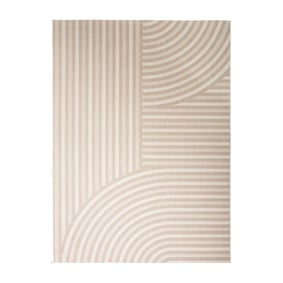 Outdoor Teppich - Capri Curves Beige Creme - product