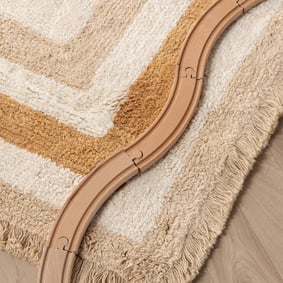 Waschbarer Kinderteppich - Milo Beige - product