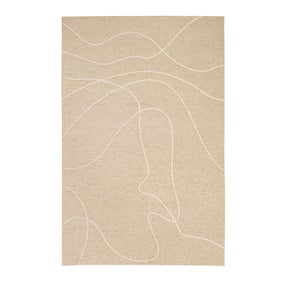 In- & Outdoor Teppich - Porto Lines Creme - product