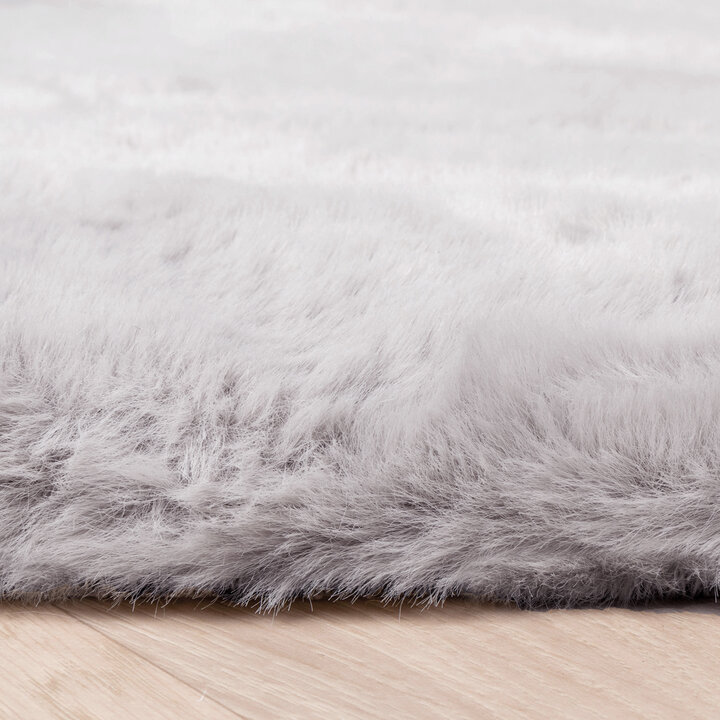 Hochflor Teppich Herrlich Volero - - Grau Comfy - fluffy