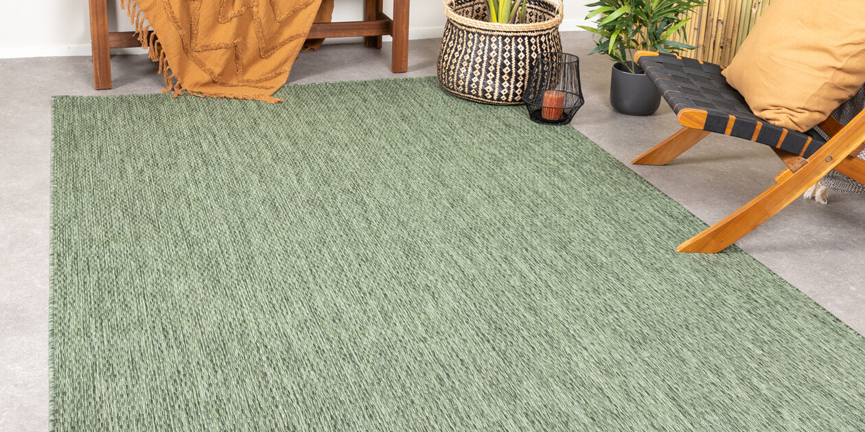 In- & Outdoor Teppich - - Volero der Costa Grün- Preisknaller